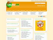 Tablet Screenshot of festivaly.objav.sk